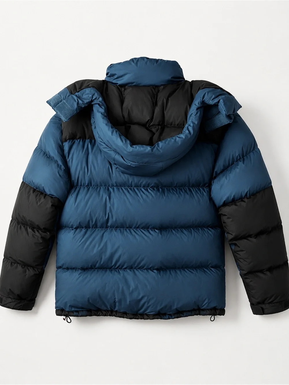 The North Face Blue & Black Puffer Jacket
